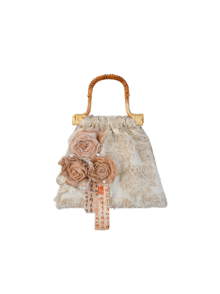 Dusty Rose Light Cheongsam Handbag for Women