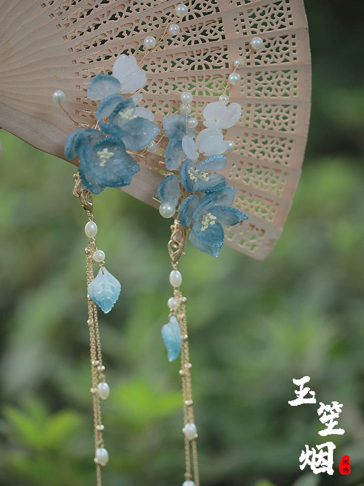 Hanfu Hair Clips: Rain