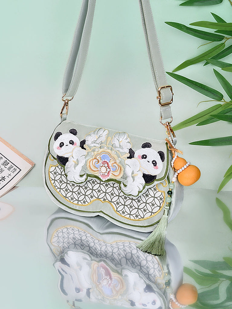 Panda Little Merchant Shoulder Bag for Women