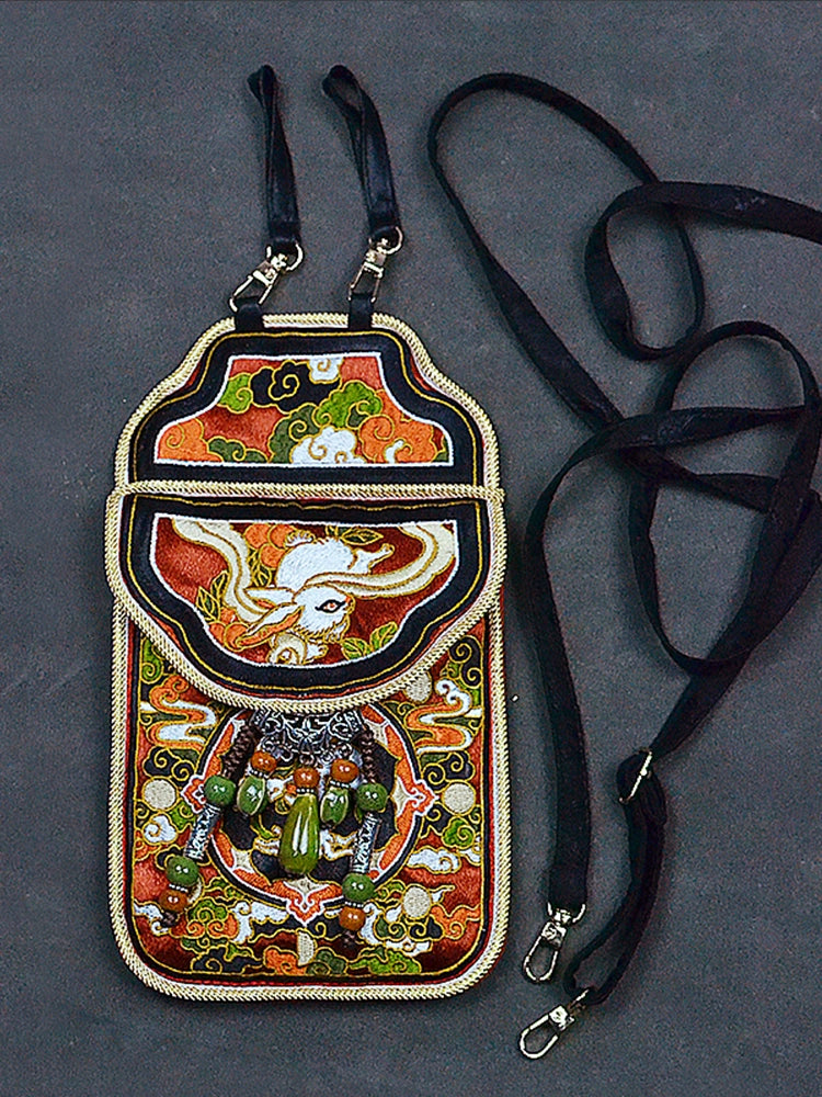 Dunhuang Moon Rabbit Phone Bag