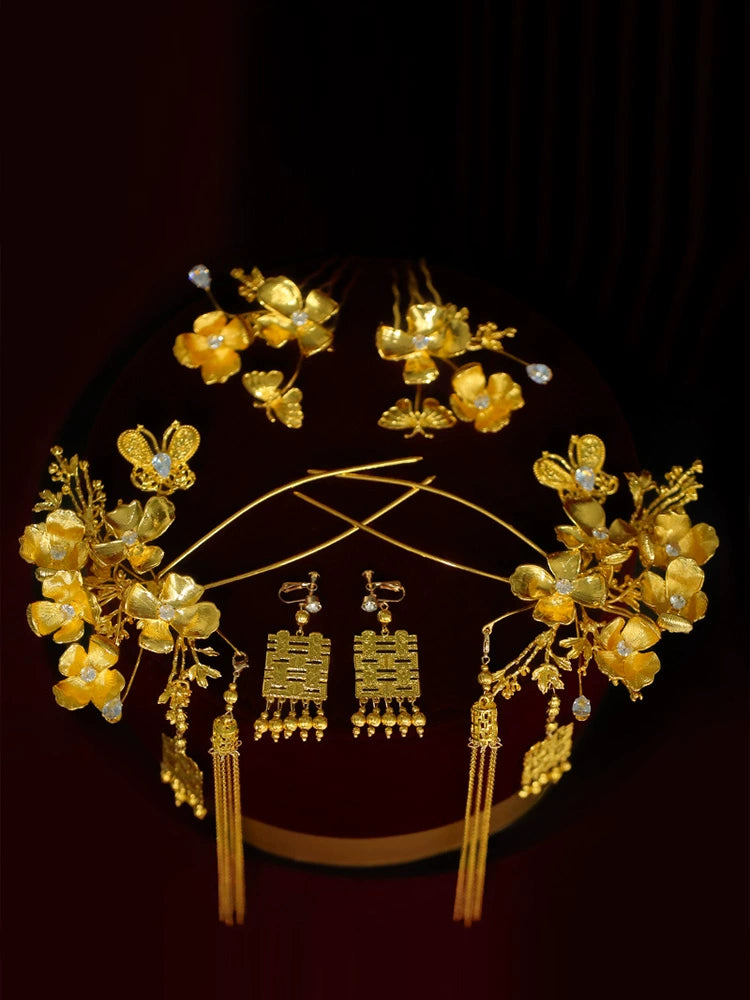 Chinese Wedding Hair Accessories: Passion