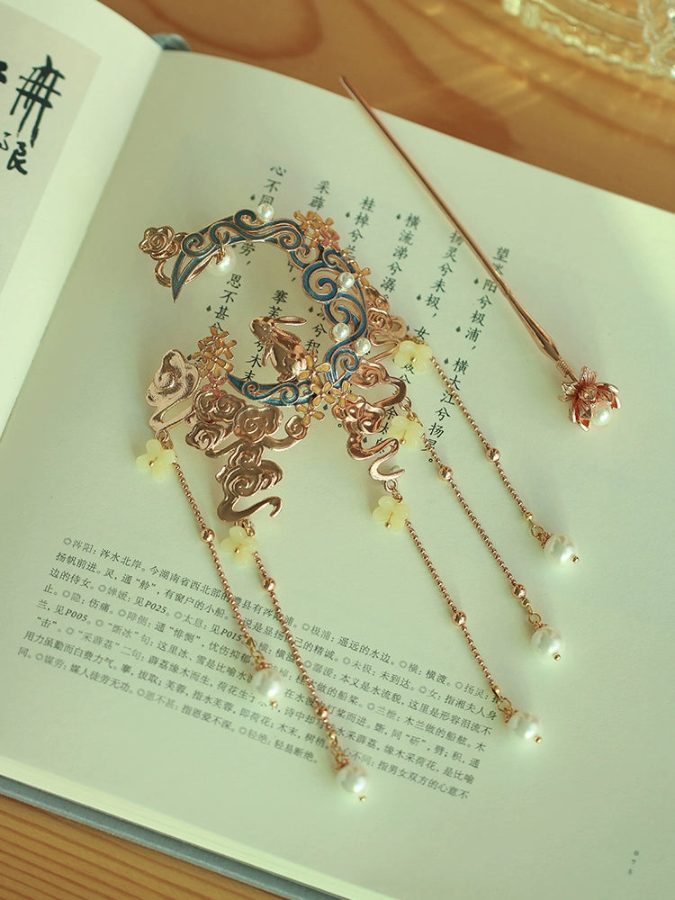 Back Hair Pin: Crescent