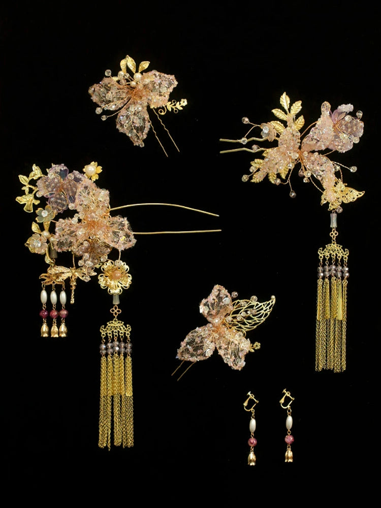 Chinese Wedding Hair Accessories: Bloom