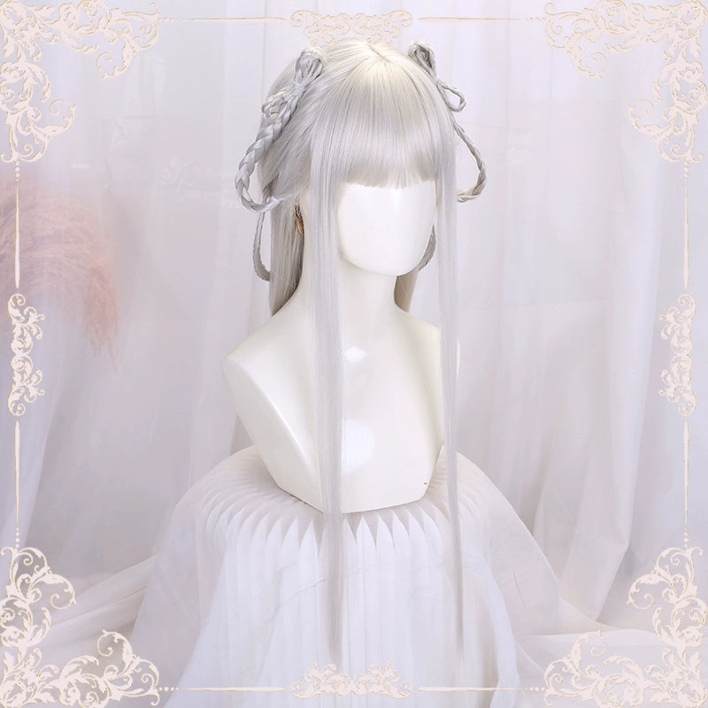 Silver Moon - Qi Lolita Fantasy Costume Hair Wig