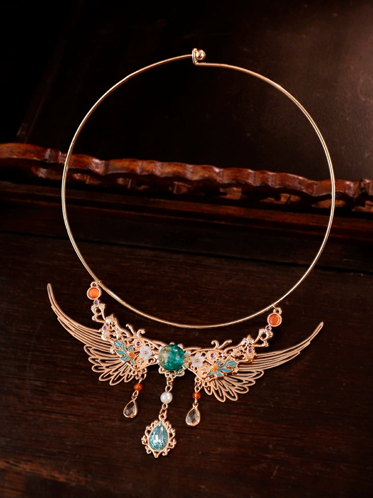 Cloud Wings Dunhuang Style Necklace