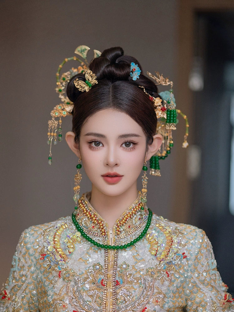 Chinese Wedding Hair Accessories: Lovers Haven