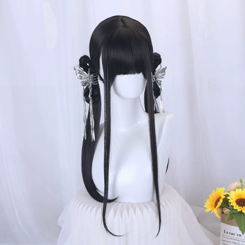 Double Butterfly - Qi Lolita Fantasy Costume Hair Wig