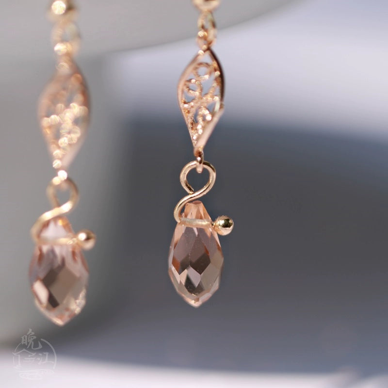 Shattered Shadow Chinese Style Earrings