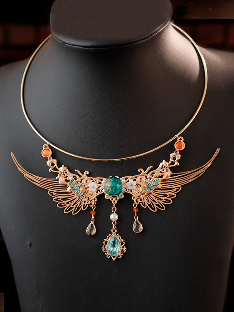 Cloud Wings Dunhuang Style Necklace