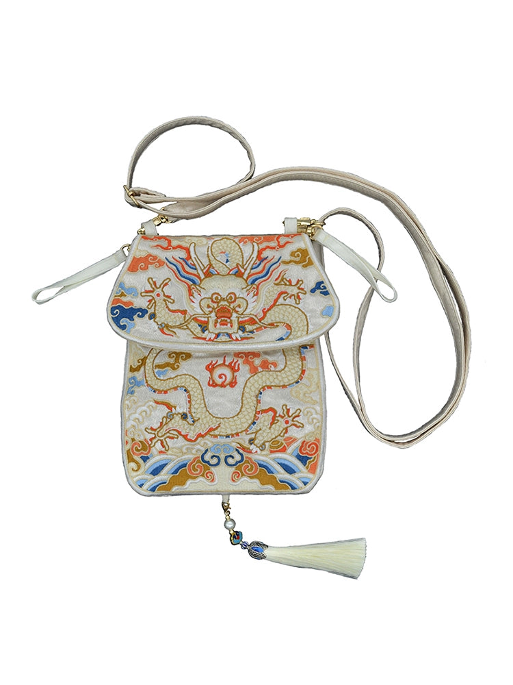 White Dragon Crossbody & Waist Bag