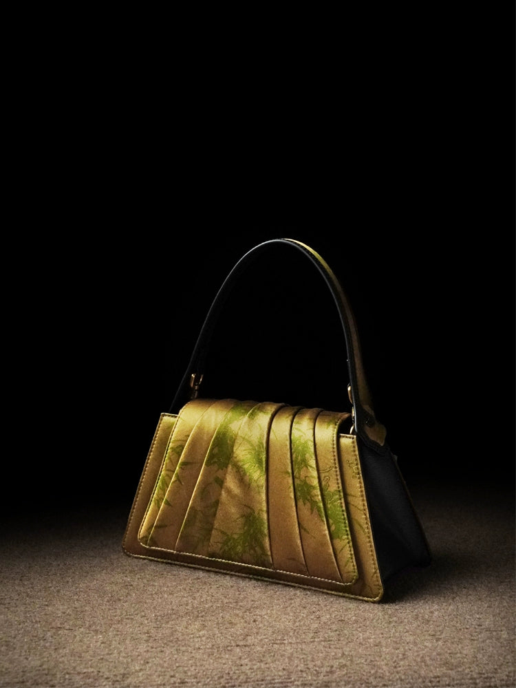 Golden Bamboo Handbag for Cheongsam