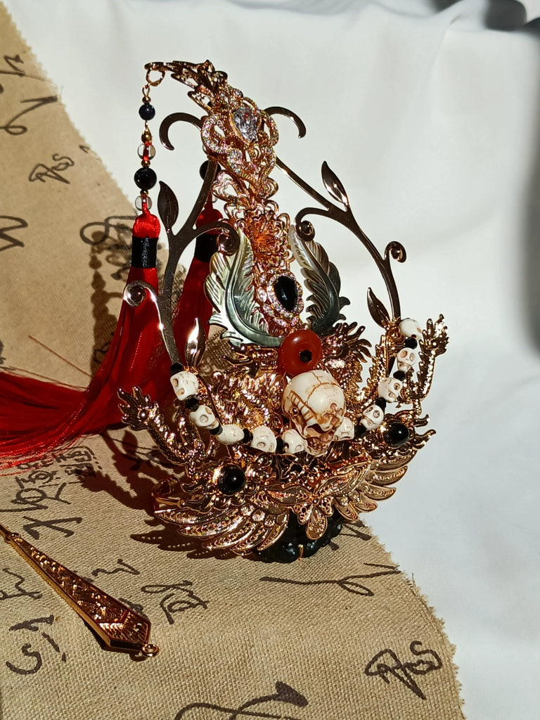 Skeleton - Unisex Hanfu Hair Crown