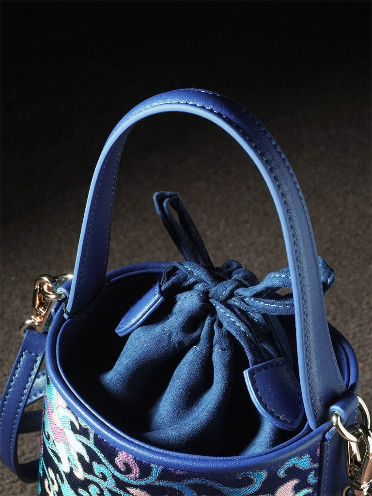 Lady Yang Sapphire Bucket Bag