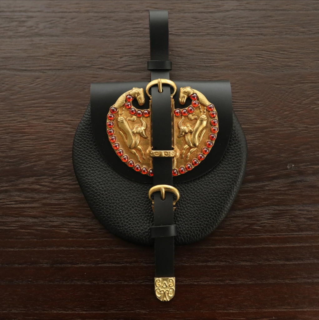 Tang Dynasty Historical Restoration Waist Bag for Men and Women