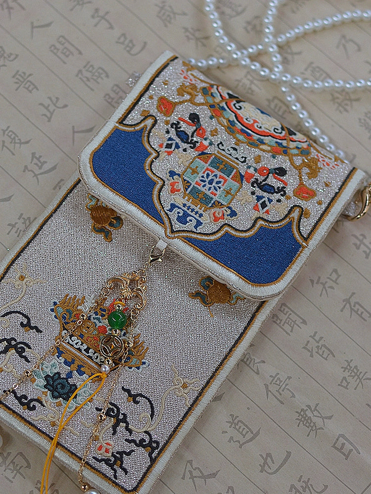 Eight Treasures Phone Bag