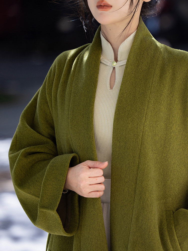 Song Dynasty Modern Hanfu Jacket and Wide Leg Pants for Autumn and Win ...