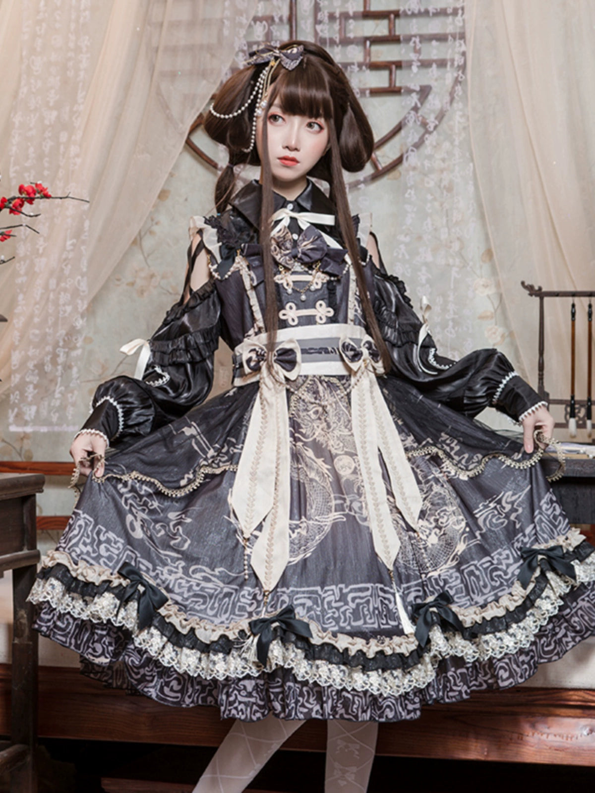 Hanfu Story Chinese Lolita Dresses Qi Lolita Clothing Han Lolita