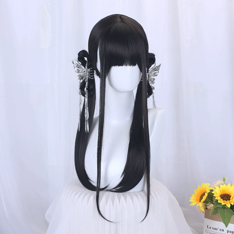 Double Butterfly - Qi Lolita Fantasy Costume Hair Wig