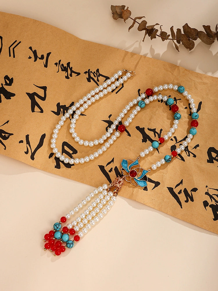 Smoke and Rain Chinese Style Necklace