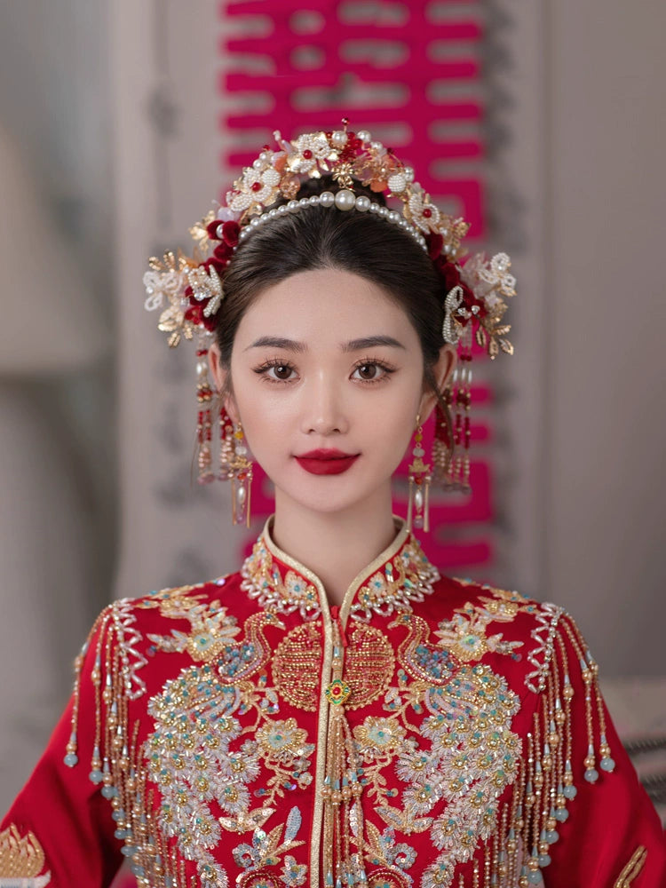 Chinese Wedding Hair Accessories: Vows