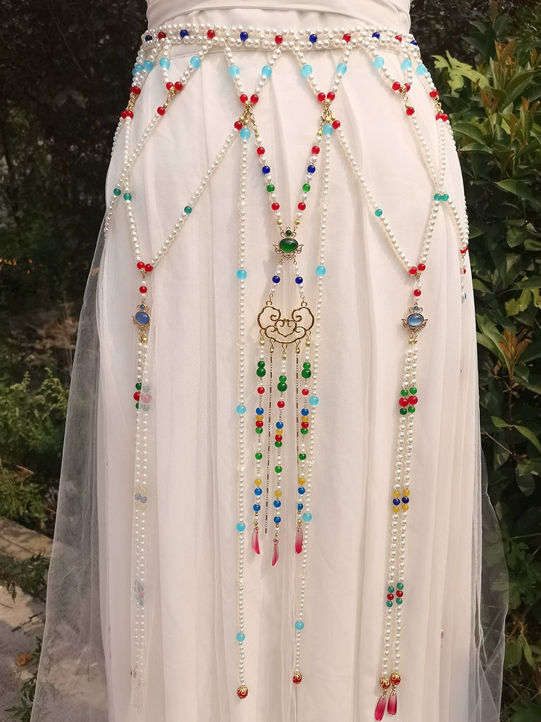 Athena - Dunhuang Tassel Waist Chain for Hanfu