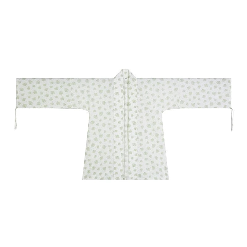 Song Dynasty Modern Hanfu Set with Winged Sleeve Top and Wide Leg Pant ...