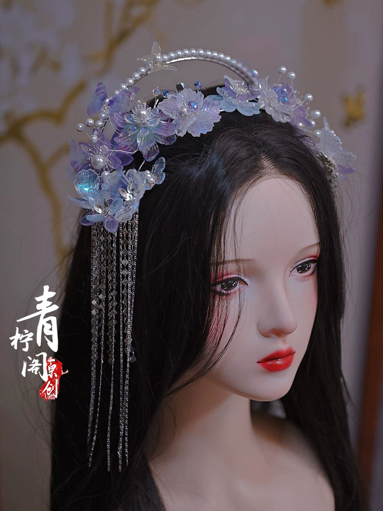 Hanfu Hair Pins: Glazed Flowers