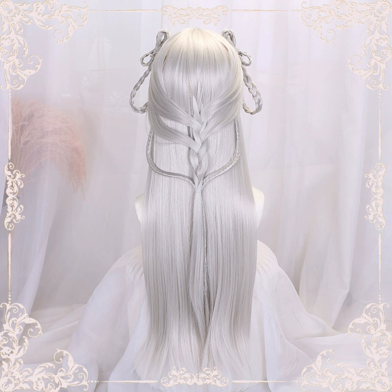 Silver Moon - Qi Lolita Fantasy Costume Hair Wig