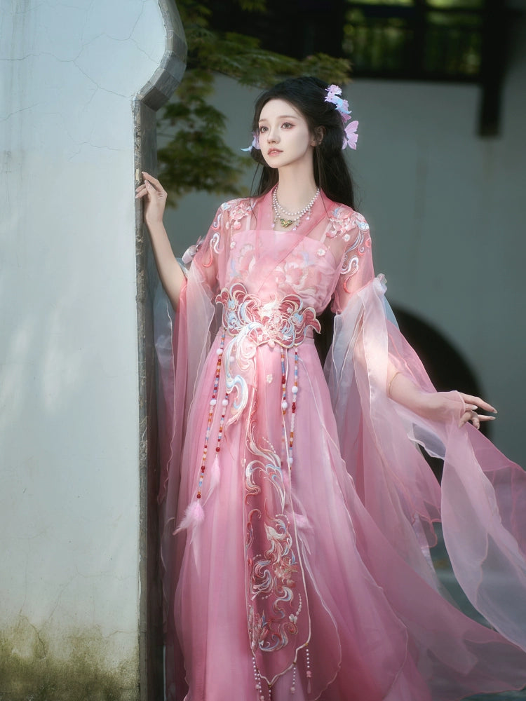 Wei Jin Dynasty Qiyao Ruqun Hanfu