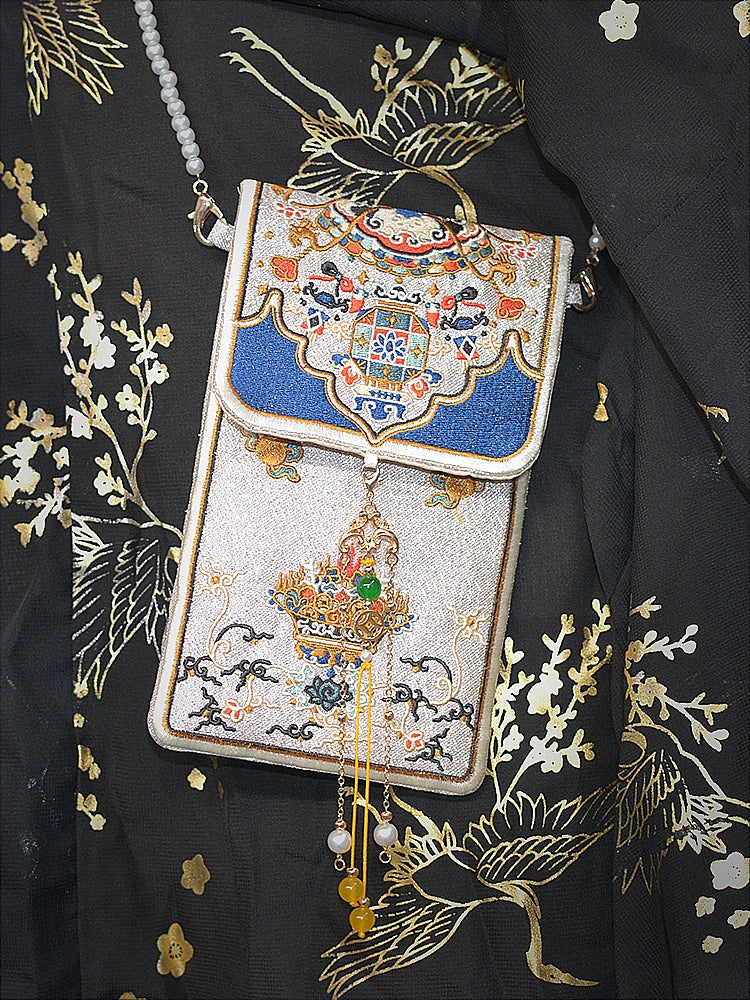 Eight Treasures Phone Bag