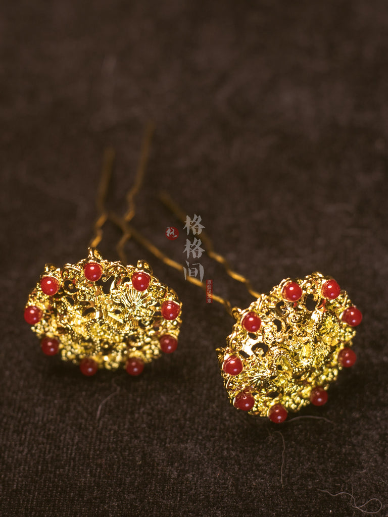 Hanfu Hair Pins: Lotus