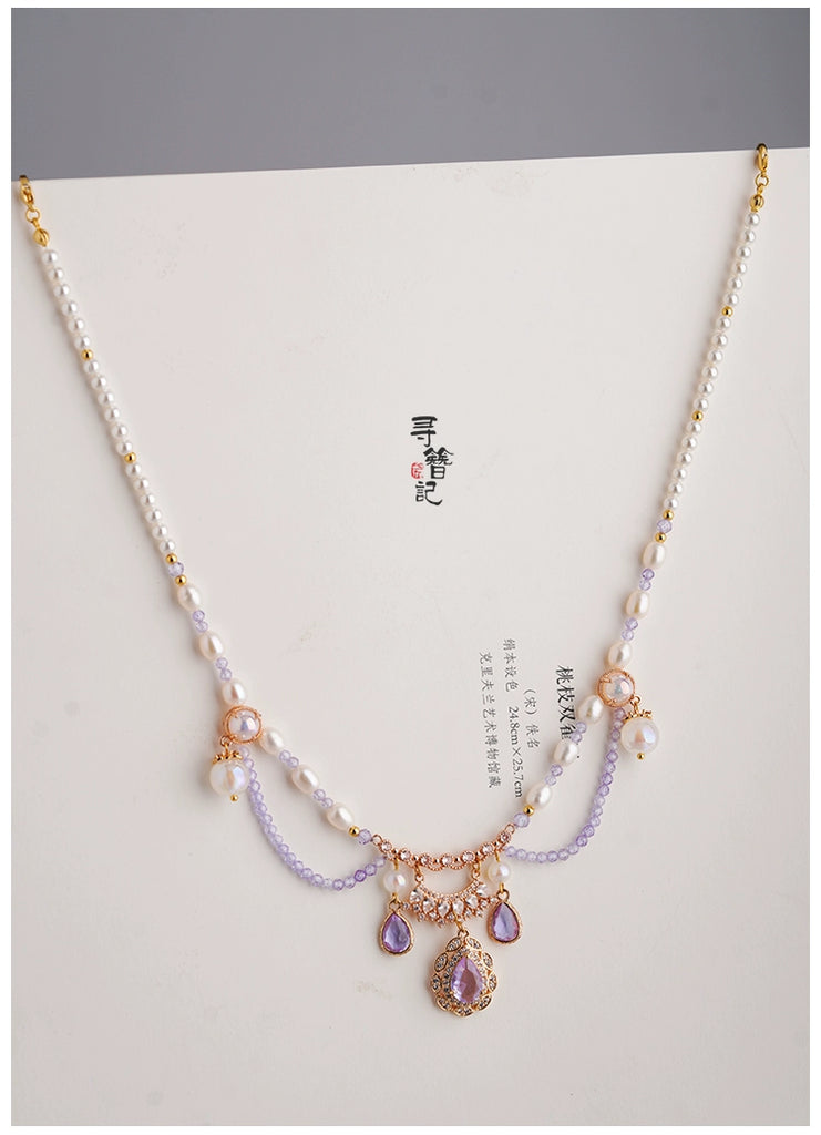 Lilac Dream Hanfu Style Necklace