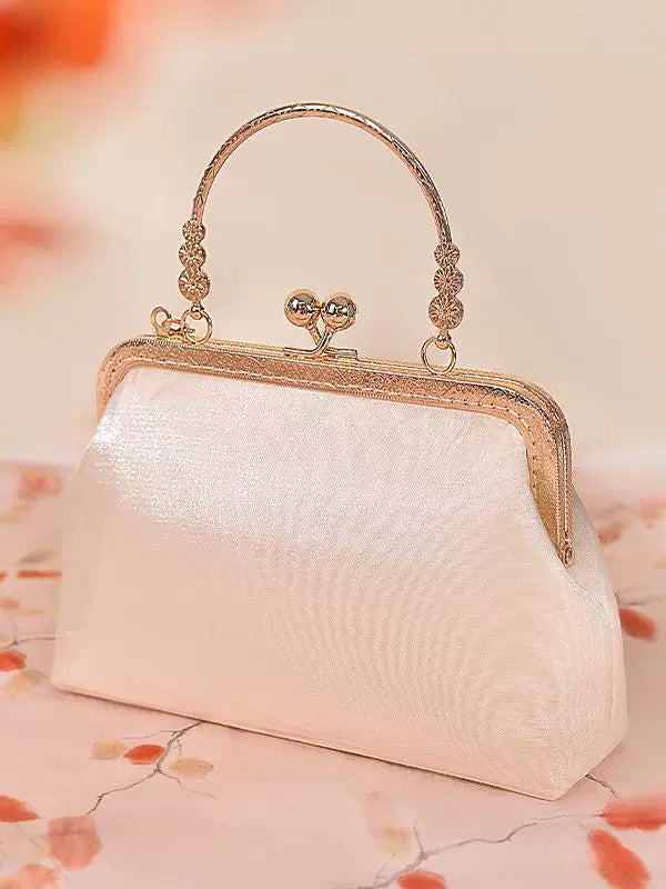 Persimmon Embroidered Cheongsam Bag for Women