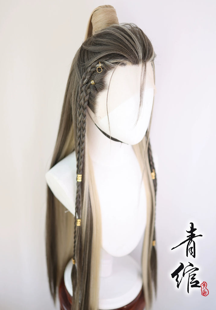 General Ashile - Costume Hair Wig for Hanfu