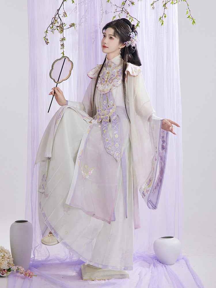 Ming Dynasty Fairytale & Embroidered Butterflies Hanfu Set | Lifelike ...