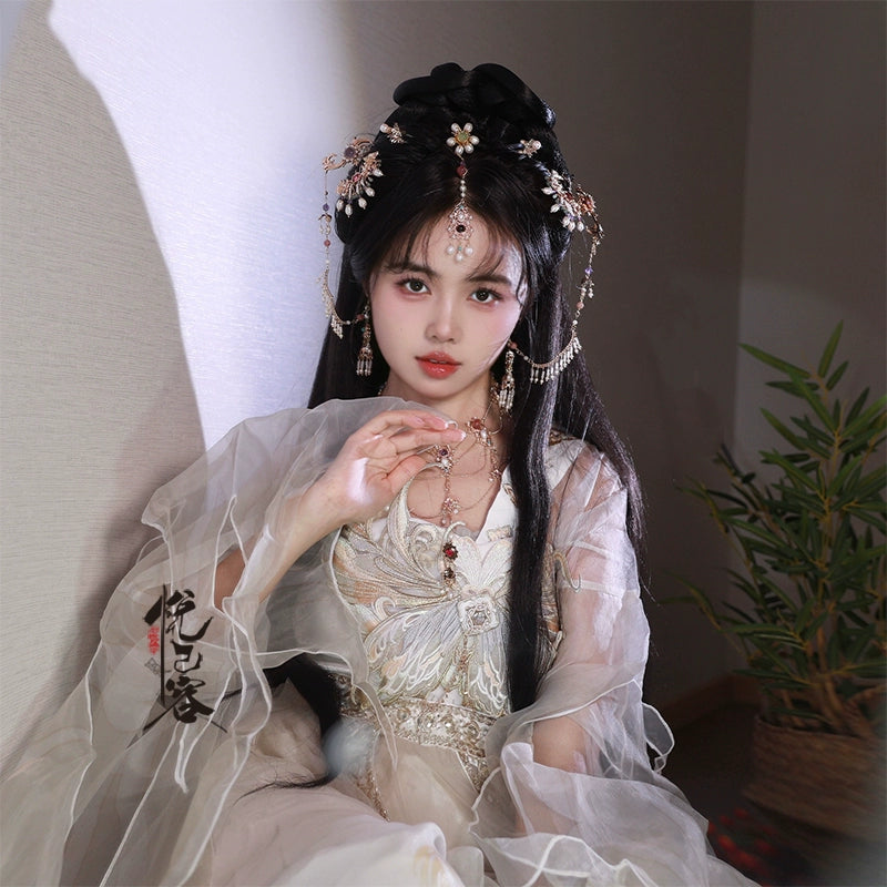 Floating Light Hanfu Style Necklace