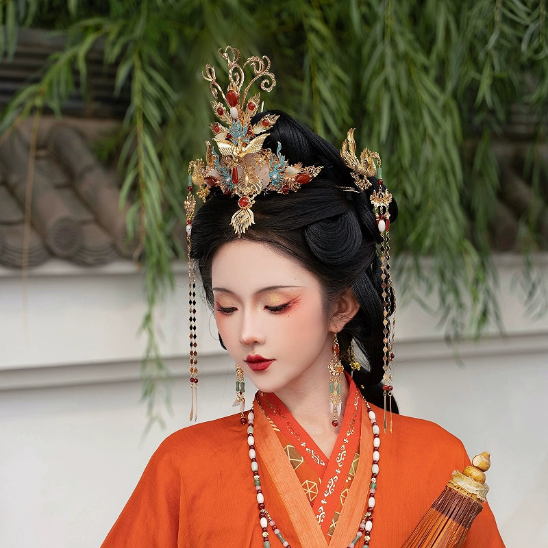 Hanfu Hair Accessories: Falling Feathers for the Phoenix