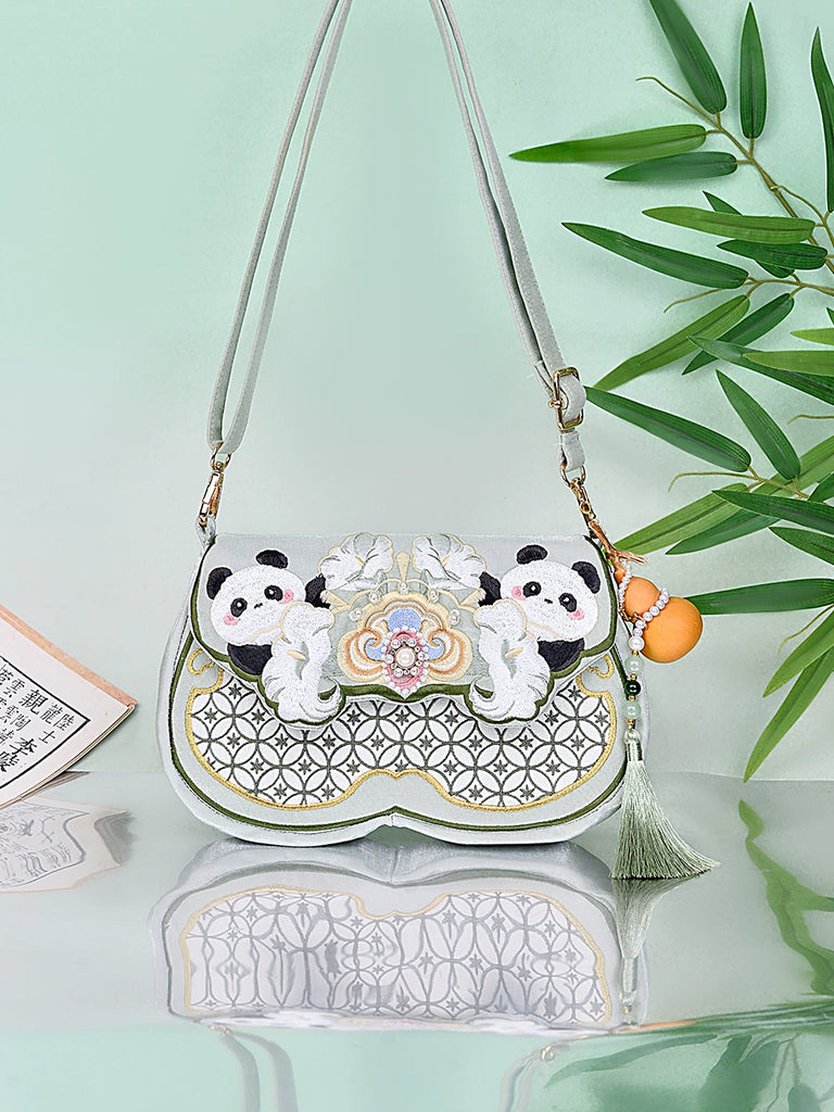 Panda Little Merchant Shoulder Bag for Women