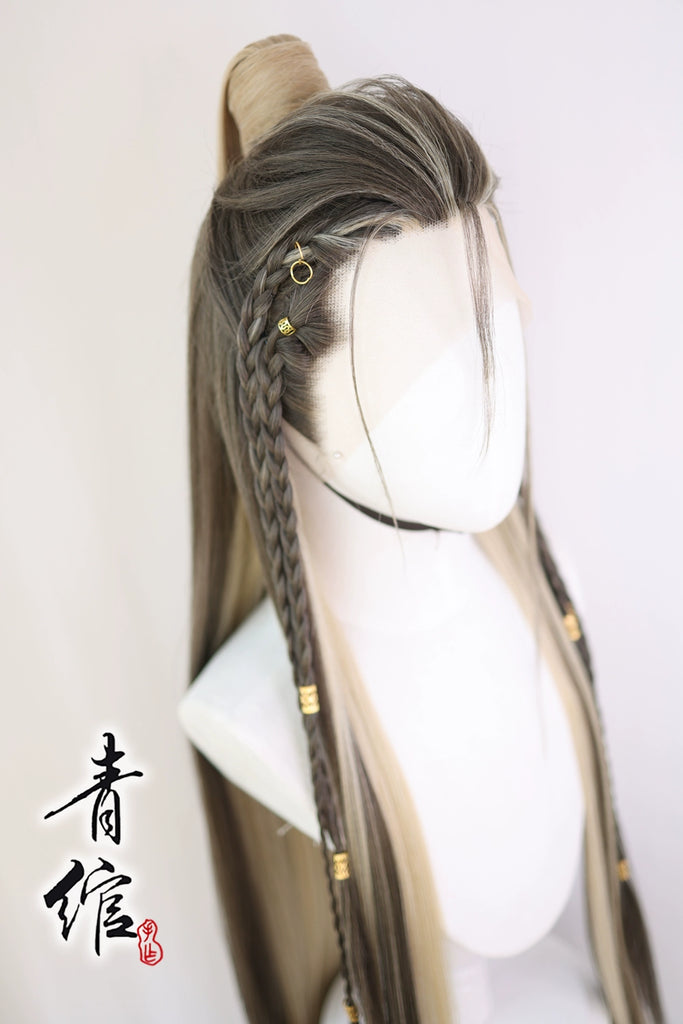 General Ashile - Costume Hair Wig for Hanfu