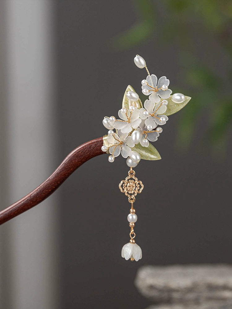 Sandalwood Hair Stick: Lily Valley