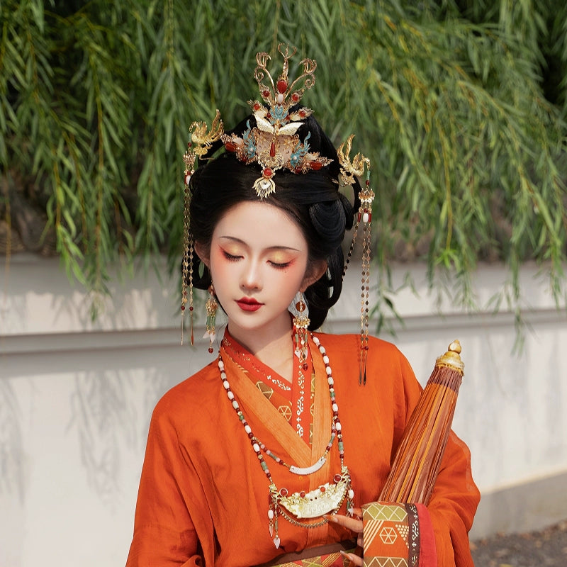 Hanfu Hair Accessories: Falling Feathers for the Phoenix