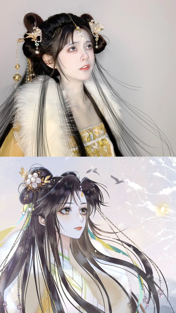 Hanfu Hair Accessories Set: Ye Xiwu