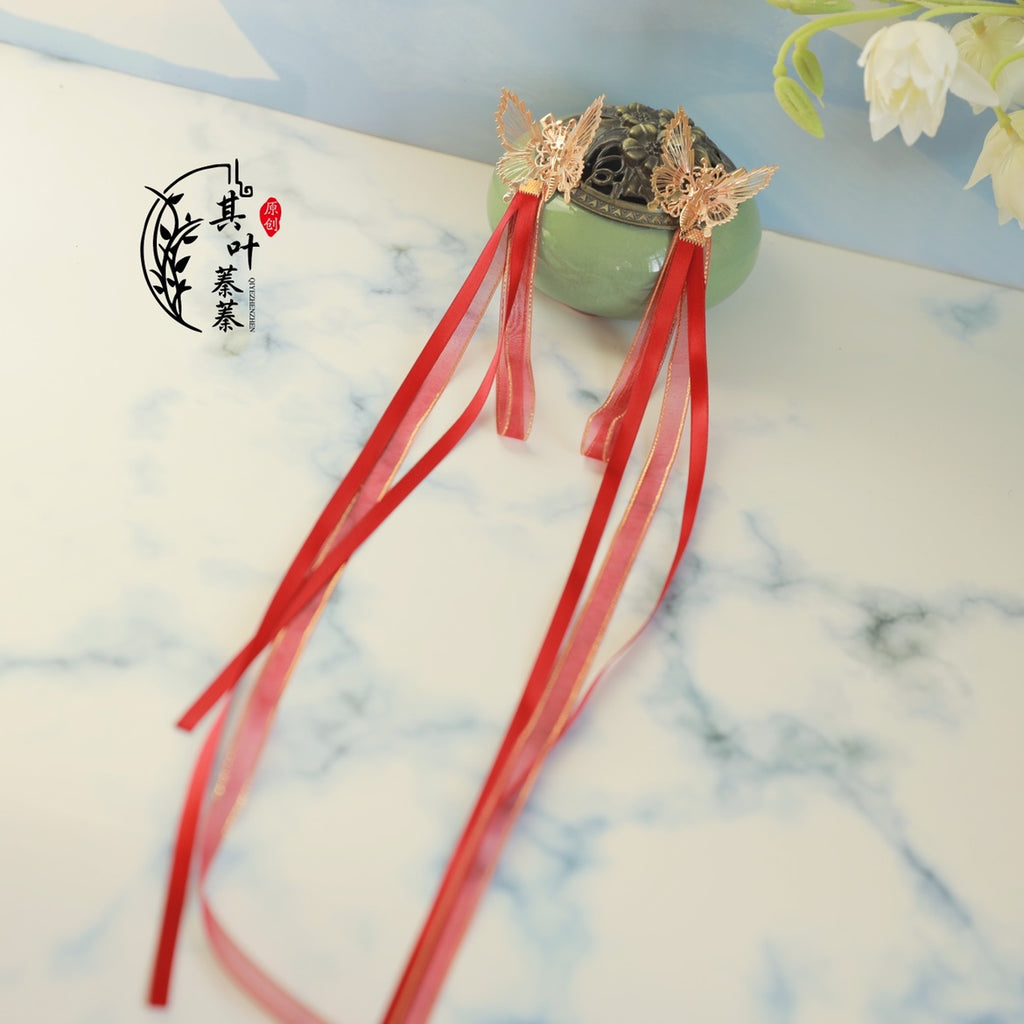 Hanfu Hair Accessories Set: New Year