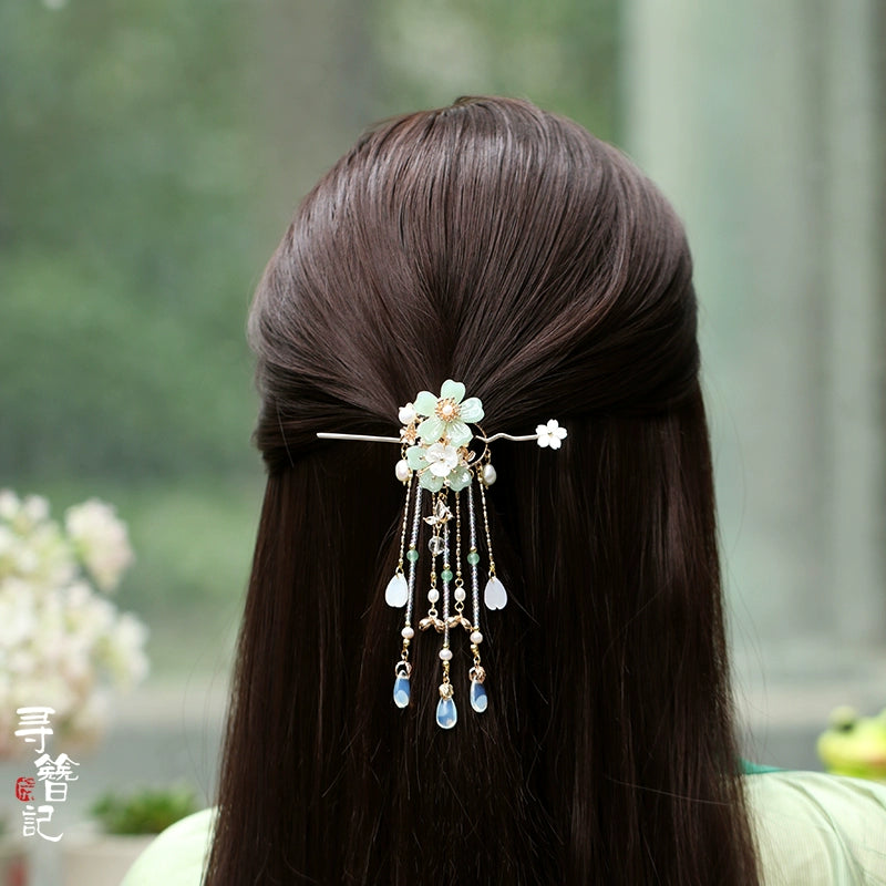 Back Hair Pin: Yellow Osmanthus