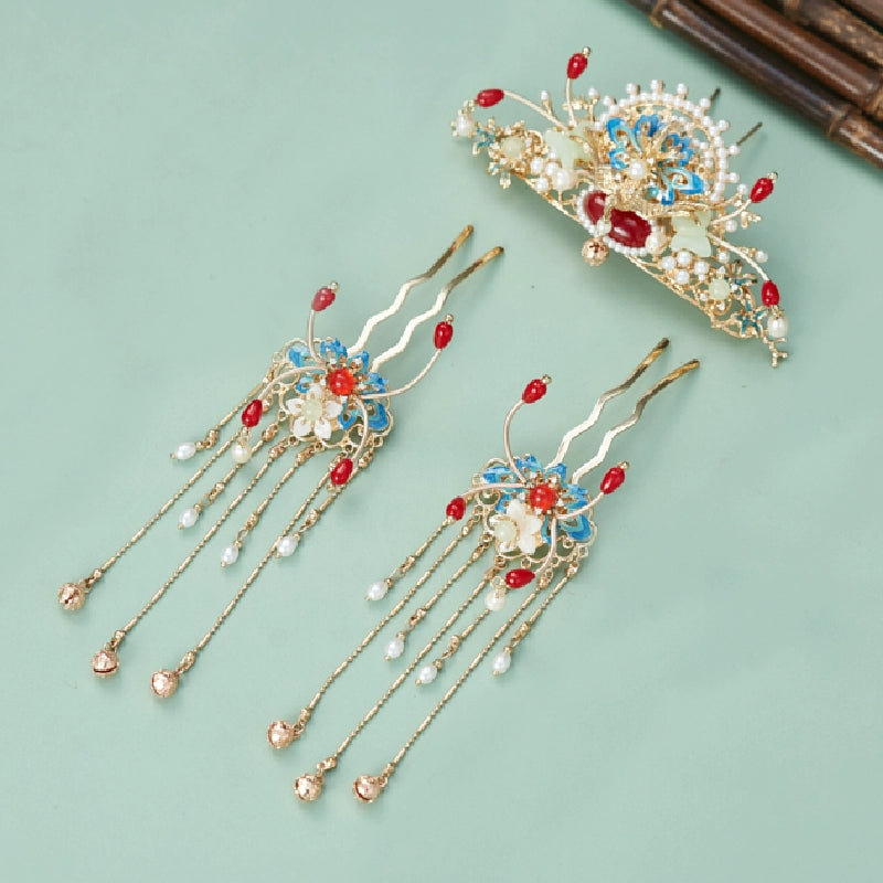 Hanfu Hair Accessories Set: Bells