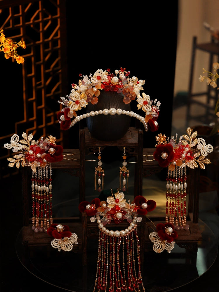 Chinese Wedding Hair Accessories: Vows