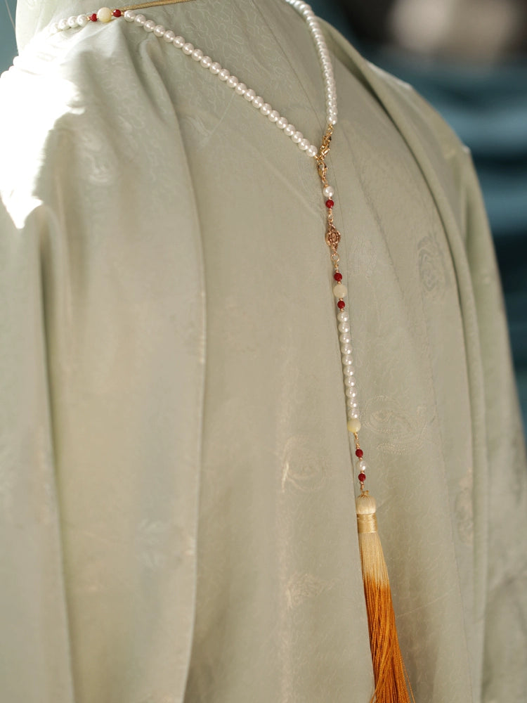 Sweet Orange Chinese Style Necklace