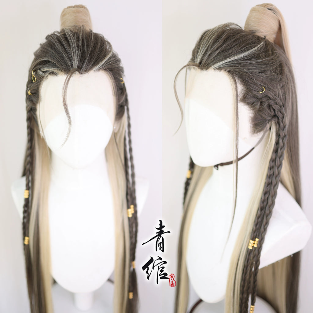 General Ashile - Costume Hair Wig for Hanfu