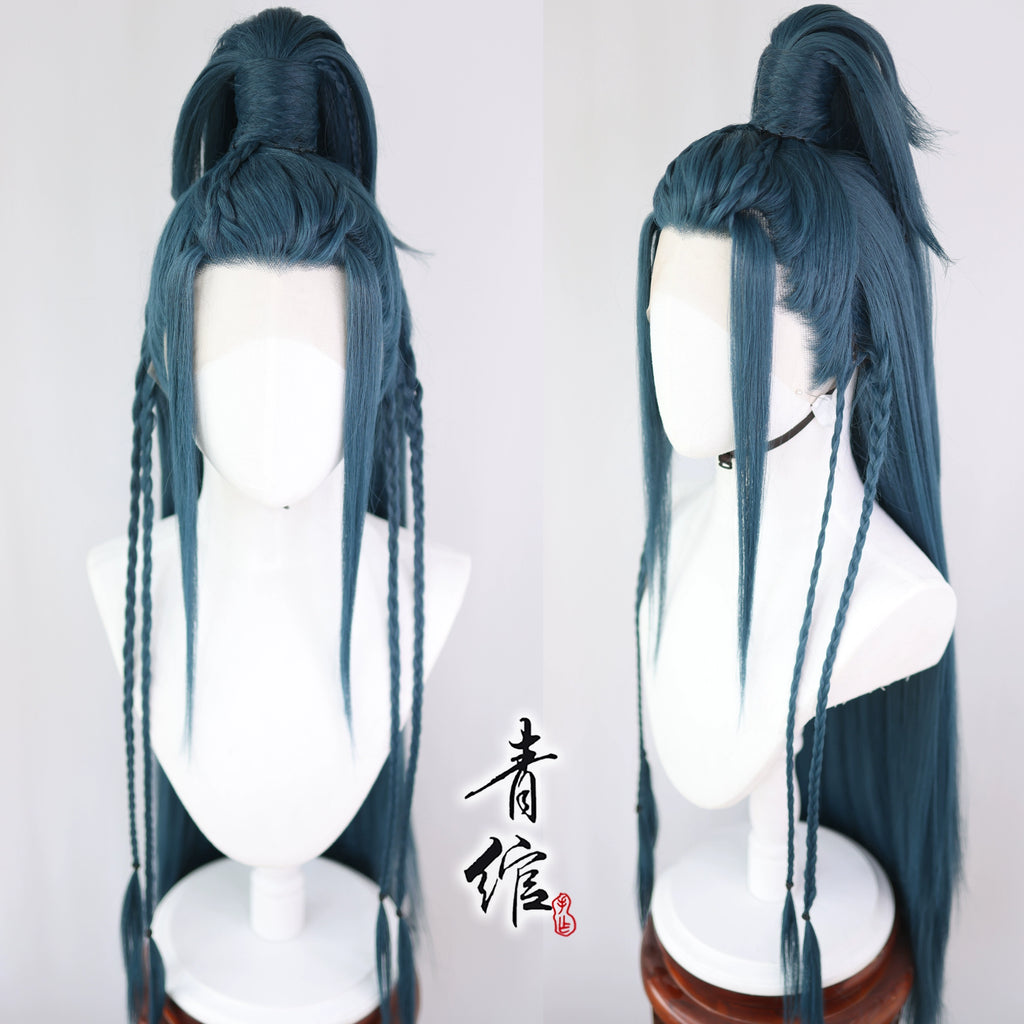 General Zhang Liao - Costume Hair Wig for Hanfu