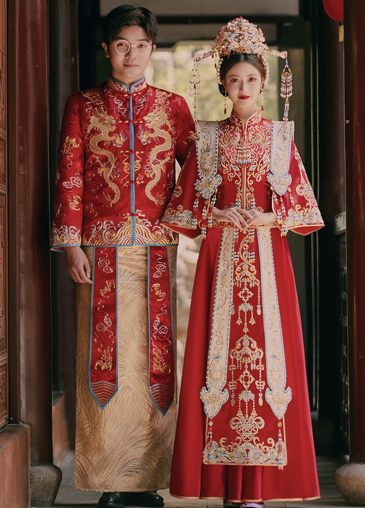 Chinese Traditional Wedding Gowns, Bridal Dress Chinese Traditional Wedding Gowns, Bridal Dress